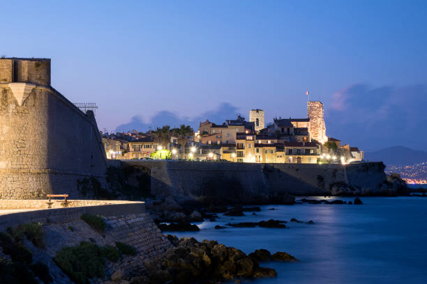 cap d'antibes view at sunset  France riviera