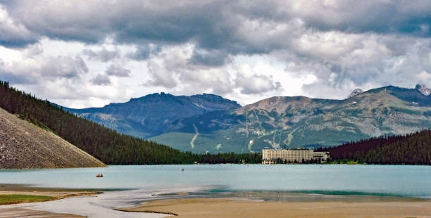 istock Lake Louise  in Banff National Park west view 1001718762