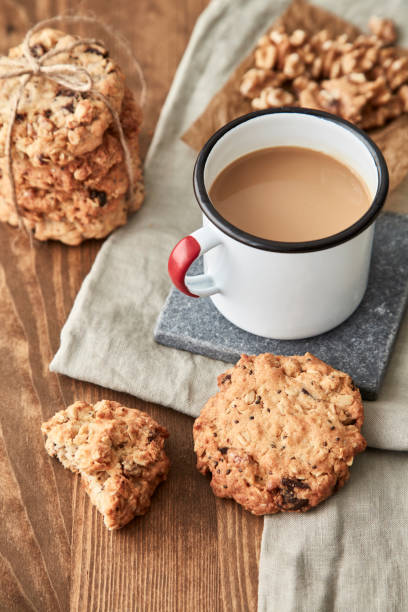 istock Cookies with cup of coffee 1001726966