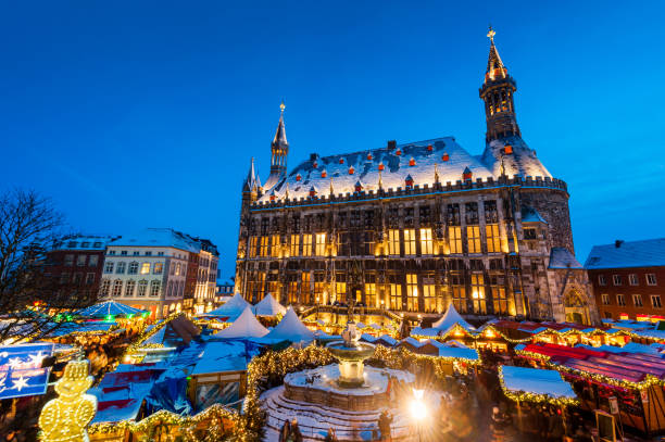 istock Aachen Christmas Market in December 1001727960