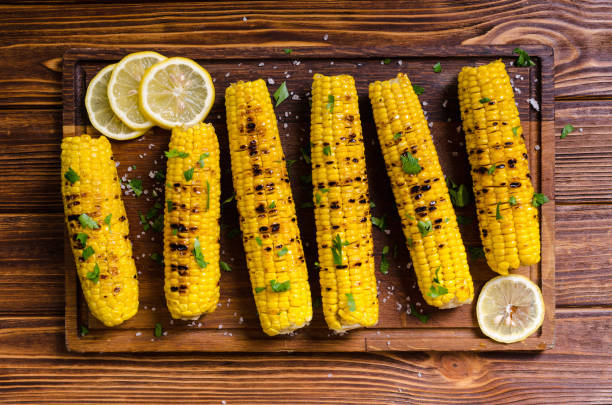 istock Barbecue of grilled corn 1001734754