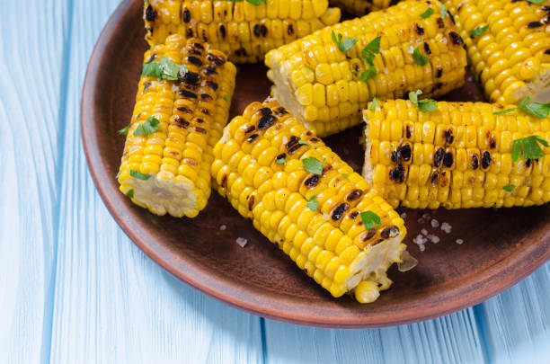 istock Barbecue of grilled corn 1001734788
