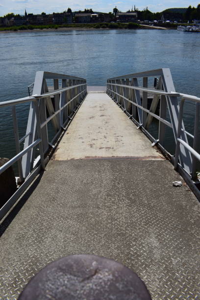 istock Linz am Rhein, boat launch 1001739108