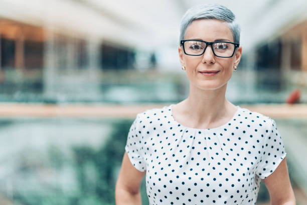 istock Modern businesswoman wearing eyeglasses 1001753980