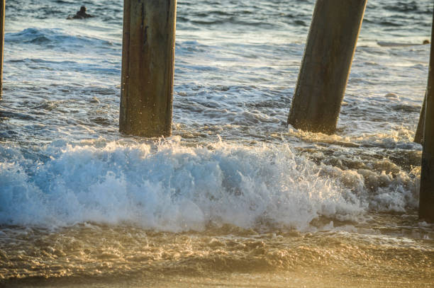 istock Summer Sunset at Venice pier and beach in Marina del Rey, CA 1001754472
