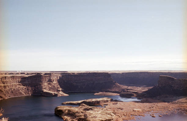 Cliff Face at sunset in the Frenchmans Coulee area in Central Washington State