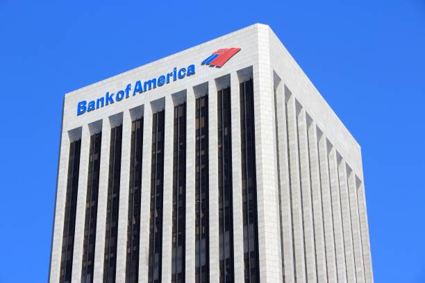Bank of America Plaza stock photo