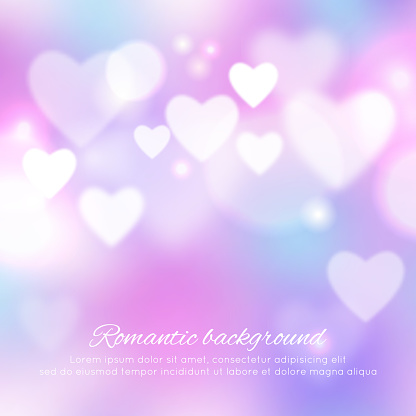 Valentines Day Romantic Background Stock Illustration - Download Image Now  - Abstract, Backgrounds, Computer Graphic - iStock