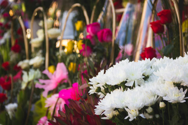 istock White flowers with more floral arrangements 1001786856