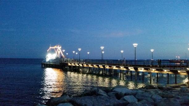 istock The beautiful night in Limassol Molos in Cyprus 1001790544