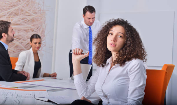 istock Startup business people group working everyday job at modern office 1001792800
