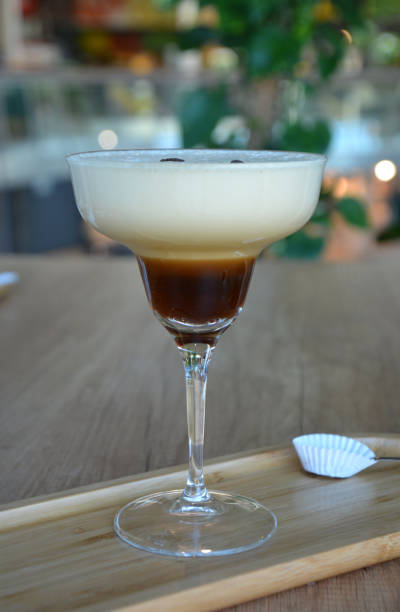 istock Delicious irish coffee served on a glass in cafe. 1001793918