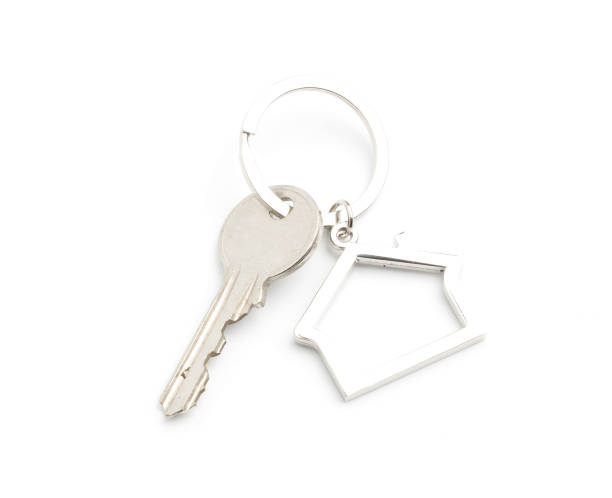 istock house key  isolated on white background 1001805136
