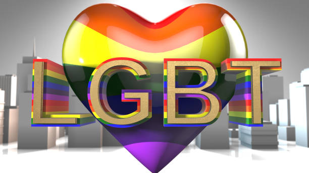 renderização 3d do título gráfico lgbt gay pride mardi gras - gay pride mardi gras carnival rainbow - fotografias e filmes do acervo