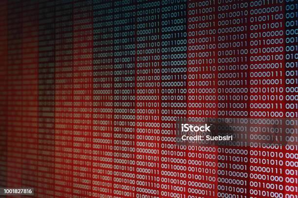 Code Languages. Red Ribbin Red Binary Code Line Of Computer Languages Stock Photo - Download Image ...
