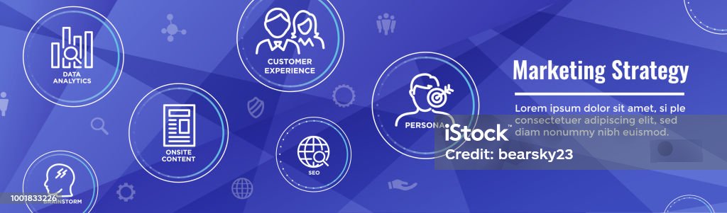 Strategy Header Marketing Strategy Web Header Hero Image Banner With Inbound Lead ...