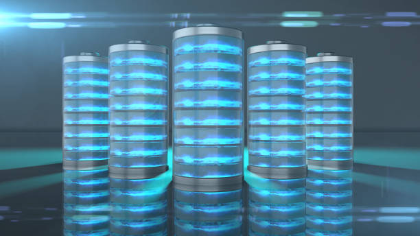 istock Electric battery technology advances in green energy and power 1001835628