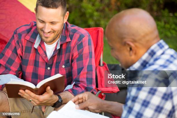 Men Having A Bible Study Stock Photo - Download Image Now - Group Of People, Only Men, Church