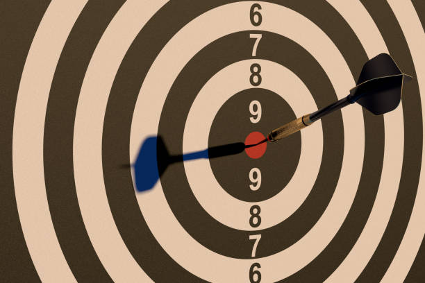 istock Dart in Bull's Eye 1001964120