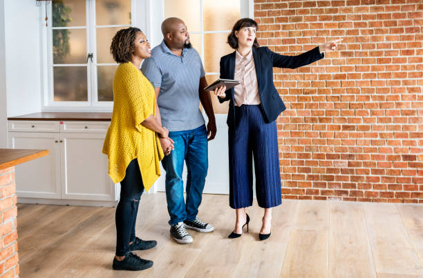 istock Black couple buy new house 1001981222