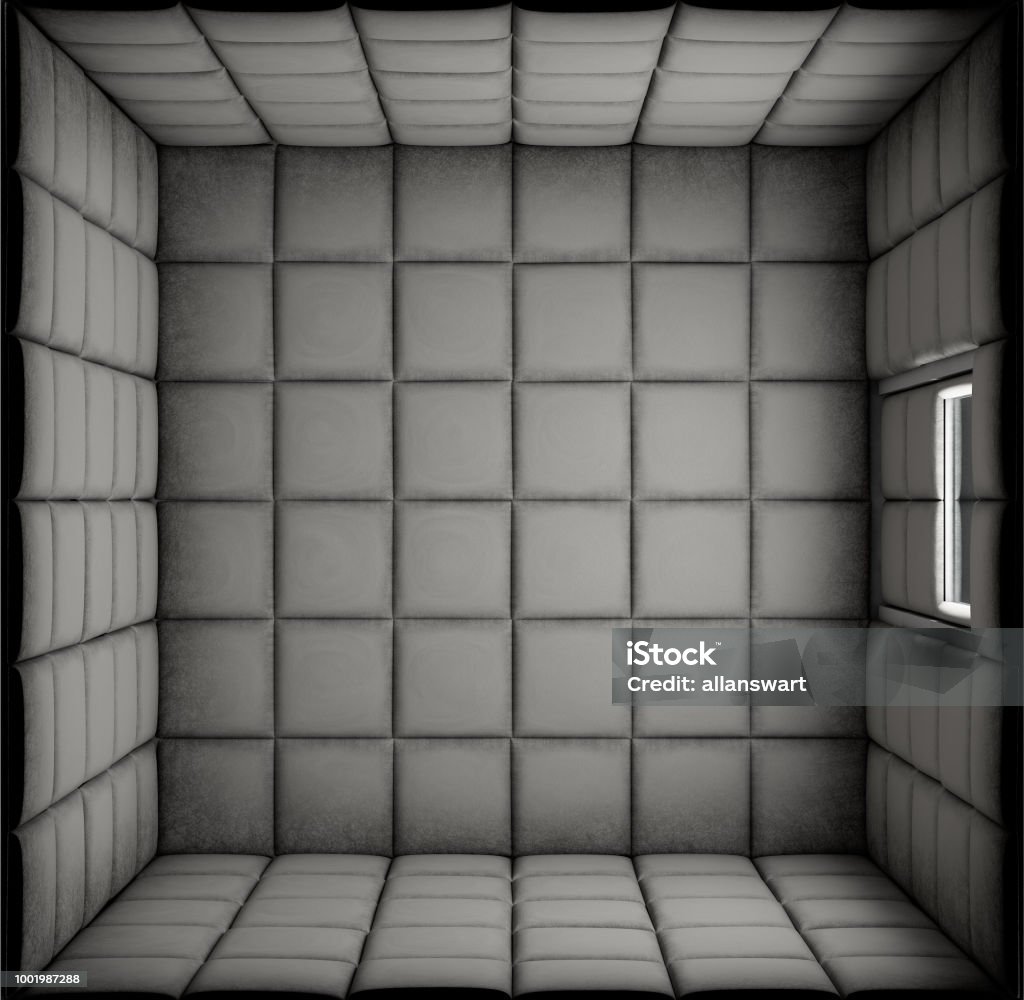 Empty Cell Background Empty Asylum Padded Cell Stock Photo - Download Image Now - Biological ...
