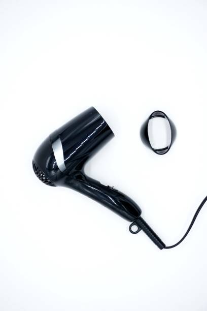istock Black electrical hair dryer 1001989894