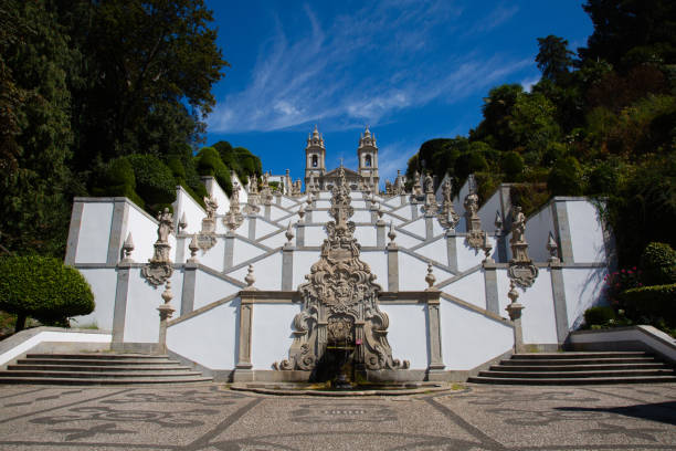 Good Jesus of the Mount Bom Jesus do Monte in Braga, Portugal braga portugal stock pictures, royalty-free photos & images