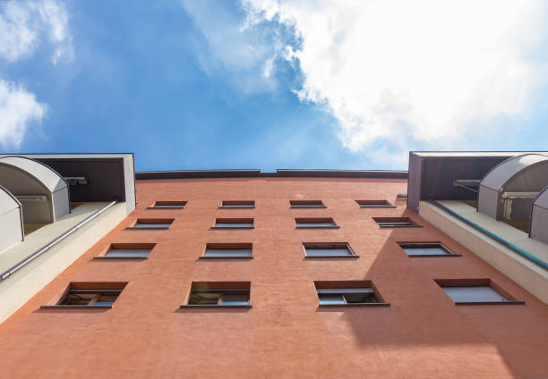 istock Facade of modern italian apartments 1002003194