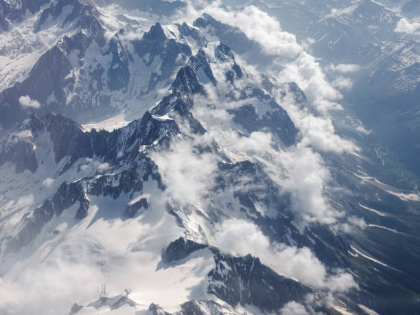 istock Aerial view of the Alps mountains 1002006902