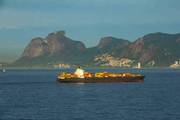 istock Cargo ship arriving in Rio de Janeiro 1002007056