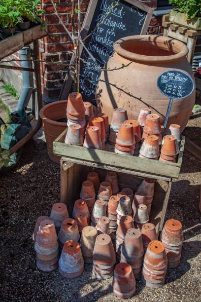 istock high angle view of various handmade ceramic pots and prices in copenhagen, denmark 1002007758