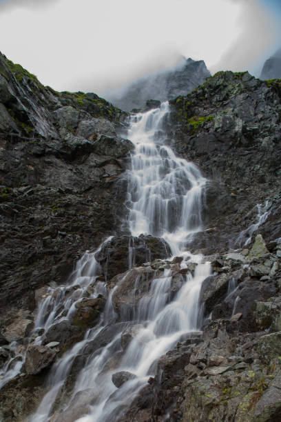 istock Waterfall in Tatra mountains. Morskie oko. 1002008108