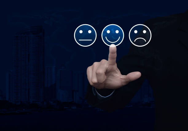 istock Business customer service evaluation and feedback rating concept, Elements of this image furnished by NASA 1002017850