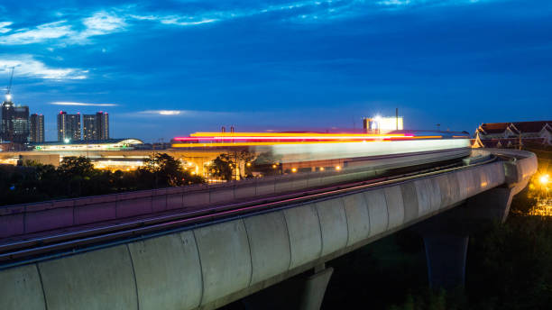 istock long exposure shot of a train 1002025596