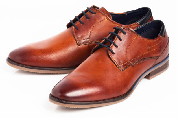 Brown Oxford shoes