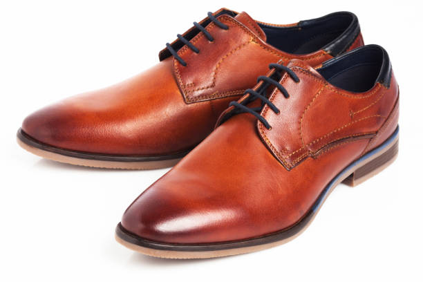 istock Brown Oxford shoes 1002027168