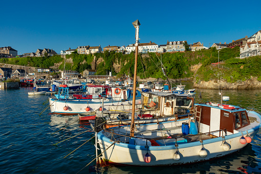 Newquay\nCornwall\nEngland\nJuly 15, 2018\nEarly morning light at Newquay harbour