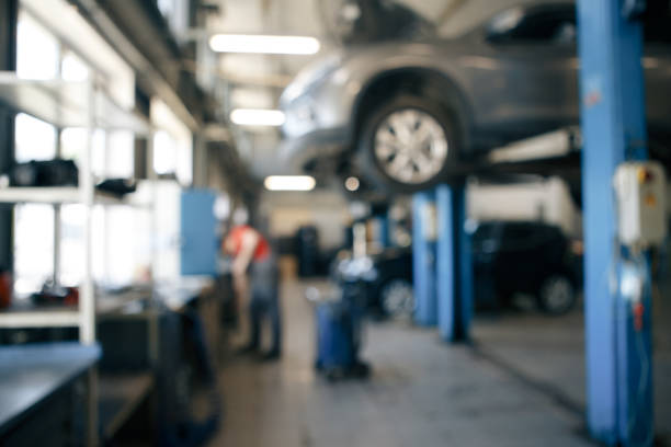 istock Blurred of repair service station 1002032390