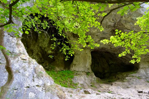 istock Dove Holes Caves in Dovedale Derbyshire 1002042794