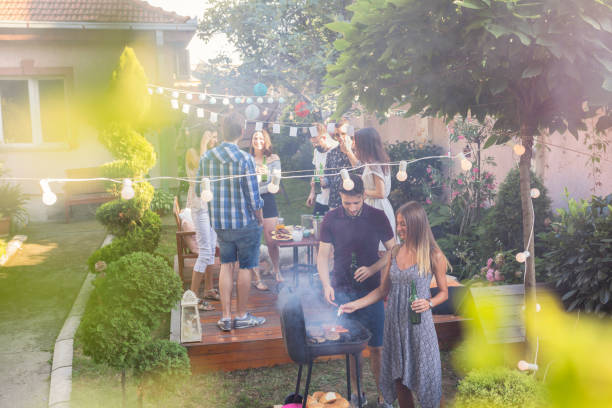 istock Summer party outdoors 1002053928