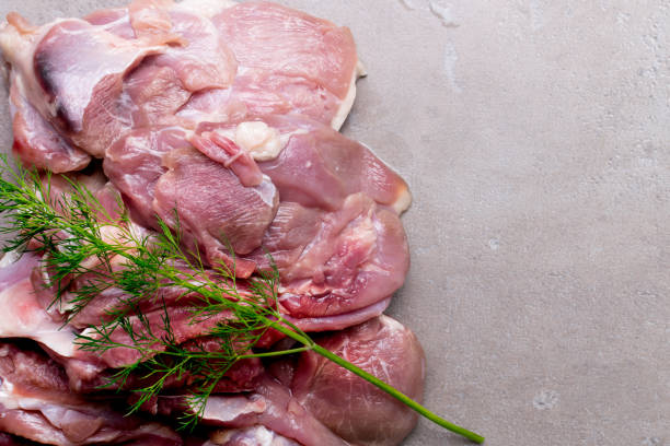 istock raw turkey or chicken fillets meat on grey cutting board 1002057884