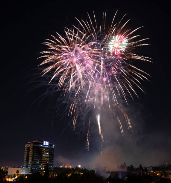 istock Fourth of July Celebration Fireworks over Downtown San Jose 1002062318