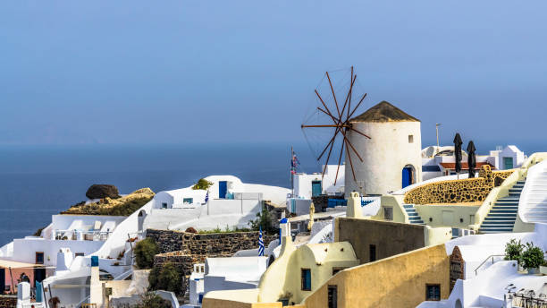 istock Panorama of the Greek island 1002064722