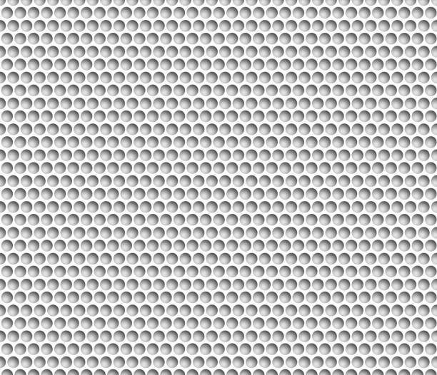 istock Abstract background with metal background. Grid of round cells. Background with 3D  effect 1002068552