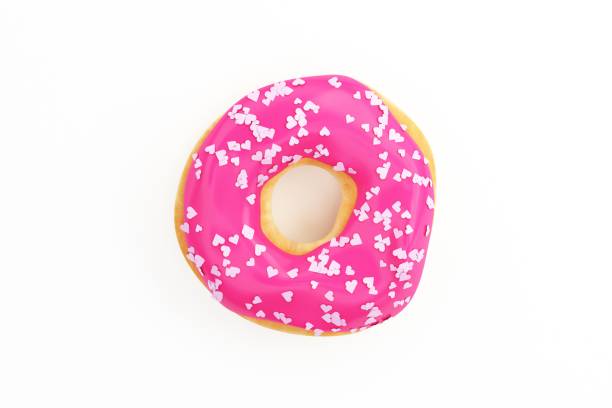 istock Donut with colorful sprinkles isolated on white background 1002068850