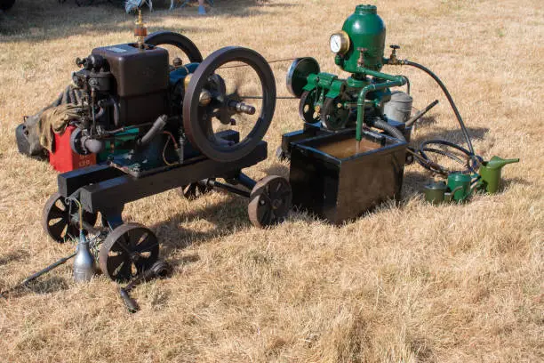 Vintage small steam engine