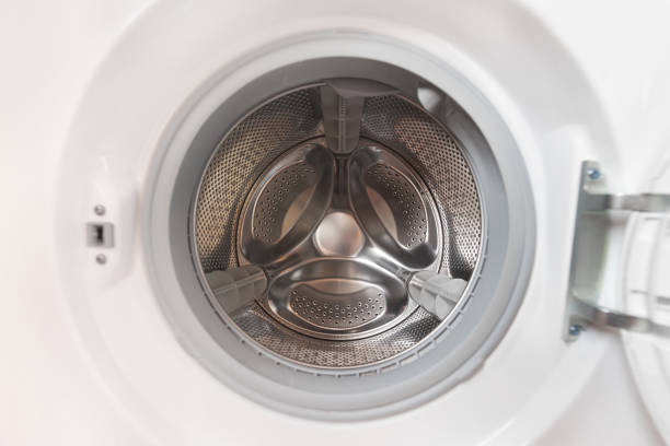 istock Close up of washing machine door 1002090466