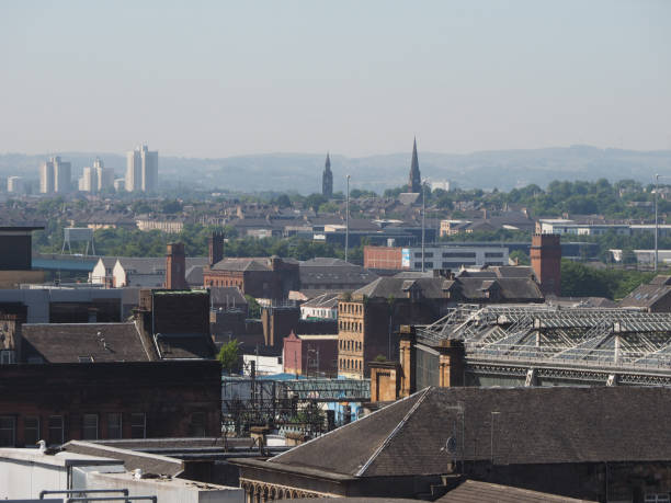 istock Aerial view of Glasgow 1002091212
