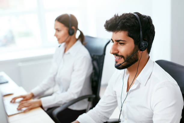 istock Contact Center Agent Consulting Customers Online 1002106916