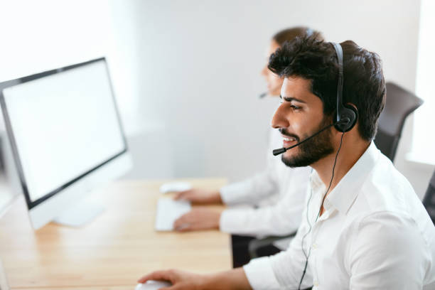 istock Contact Center Agent Consulting Customers Online 1002107298